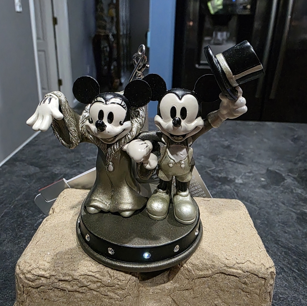Mickey and Minnie Mouse Sketchbook Ornament